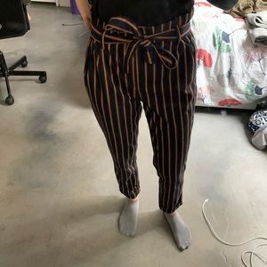 Striped zara pants